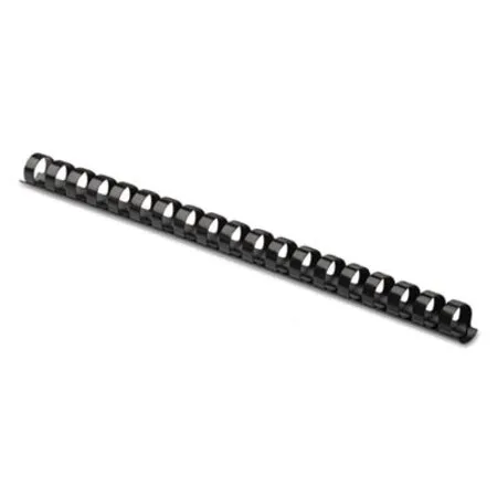 Fellowes - FEL-52324 - Plastic Comb Bindings, 5/8 Diameter, 120 Sheet Capacity, Black, 25/pack