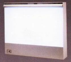 Wolf X-Ray - VuPlus - 28001 - X-ray Illuminator Vuplus 1 Bank 1 Tier 5 Lamp 3426 Candela Wall Mount 4 X 16-3/8 X 19-1/8 Inch White One, 2 X 48-1/2 Cm Film