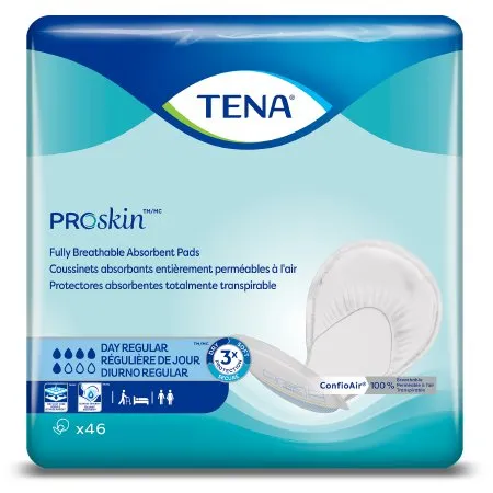 Essity Health & Medical Solutions - 62418 - Essity TENA ProSkin Day Regular Incontinence Liner TENA ProSkin Day Regular 24 Inch Length Moderate Absorbency Dry Fast Core One Size Fits Most