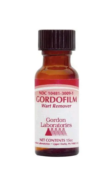 Gordon Laboratories - Gordofilm - 3009-1 - Wart Remover Gordofilm 16.7% Strength Topical Solution 15 Ml