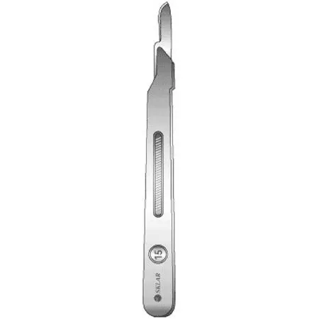Sklar - 06-3115 - Scalpel Sklar No. 15 Stainless Steel / Plastic Classic Grip Handle Sterile Disposable