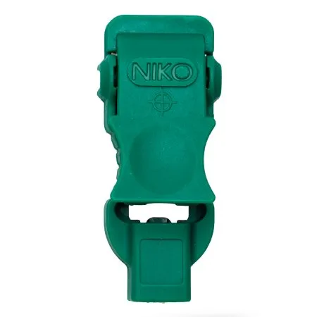 Nikomed USA - Nikoclip - NIK-20 - Diagnostic Adapter Clip Nikoclip Green Flat Wide-Bodied Plastic Nikotab System