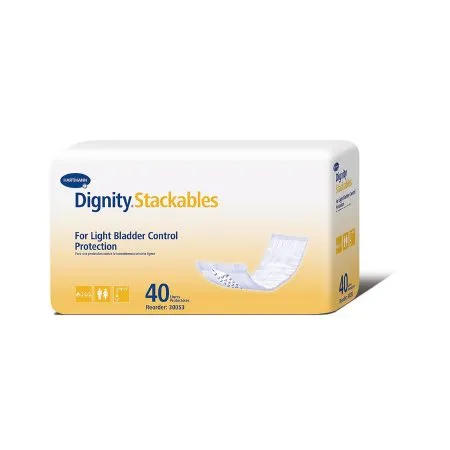 Hartmann - Dignity Stackables - 30053 - Dignity StackablesBladder Control Pad Dignity Stackables 3-1/2 X 12 Inch Light Absorbency Polymer Core One Size Fits Most
