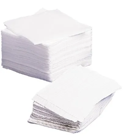 Medline - NON260506 - Washcloth 10 X 12-1/2 Inch White Disposable