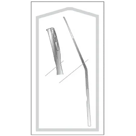 Sklar - 96-4143 - Endocervical Biopsy Curette Sklar 12 Inch Length Single-ended Handle 3 Mm Tip Straight Rectangular Tip