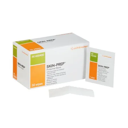 Smith & Nephew - Skin-Prep - 420400 - Skin Prep Skin Barrier Wipe Skin Prep 75 to 100% Strength Isopropyl Alcohol Individual Packet Sterile