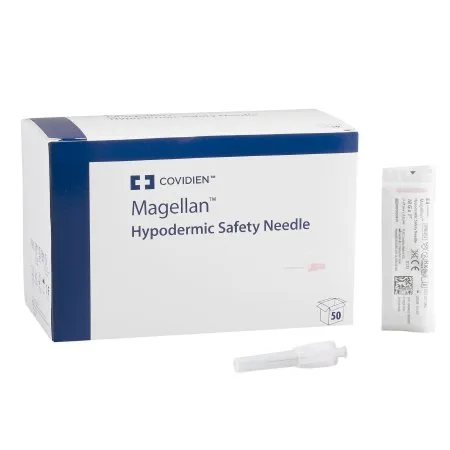 Cardinal - Magellan - 8881850810 - Needle, Safety 18gx1 (50/bx) Kendal