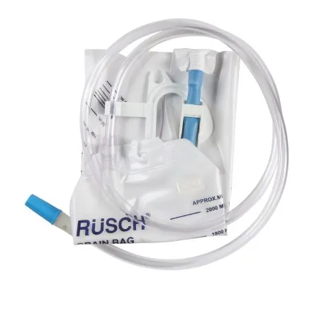 Teleflex - Rusch - From: 390000 To: 390060 -  Urinary Drain Bag  Anti Reflux Valve Sterile 2000 mL Vinyl