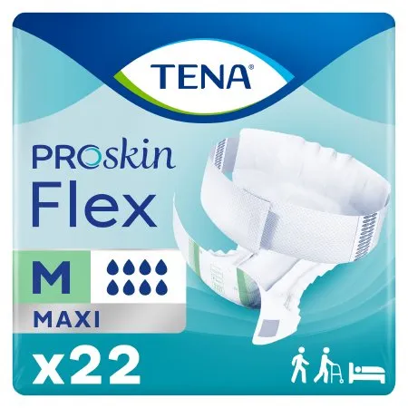 Essity - TENA ProSkin Flex Maxi - 67837 - Unisex Adult Incontinence Belted Undergarment TENA ProSkin Flex Maxi Size 12 Disposable Heavy Absorbency