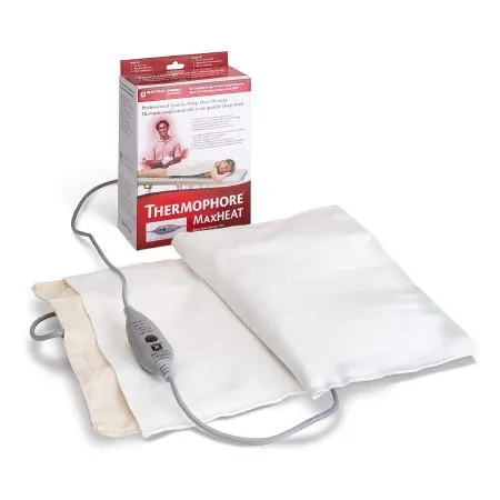 Battle Creek - Thermophore MaxHEAT - From: 155 To: 156 -  Moist Heating Pad  Back / Hip / Leg / Shoulders Large Cotton Blend Cover Reusable