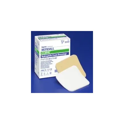 Cardinal Health - Kendall - 55588 - Cardinal  Foam Dressing  8 X 8 Inch Without Border Without Film Backing Nonadhesive Square Sterile