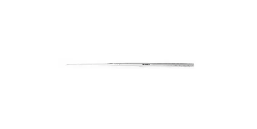 Integra Lifesciences - MeisterHand - MH19-282 - Ear Curette Meisterhand Buck 6-1/2 Inch Length Single-ended Handle Size 0 Tip Straight Fenestrated Round Tip
