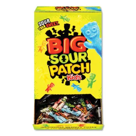 Sour Patch Kids - CDB-43147 - Fruit Flavored Candy, Grab-and-go, 240-pieces/box