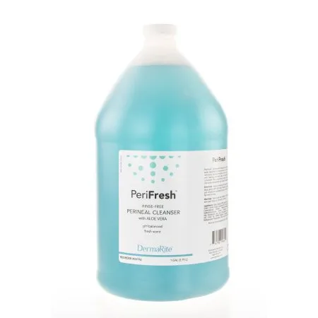 DermaRite  - PeriFresh - 00196 - Industries  Rinse Free Perineal Wash  Liquid 1 gal. Jug Scented