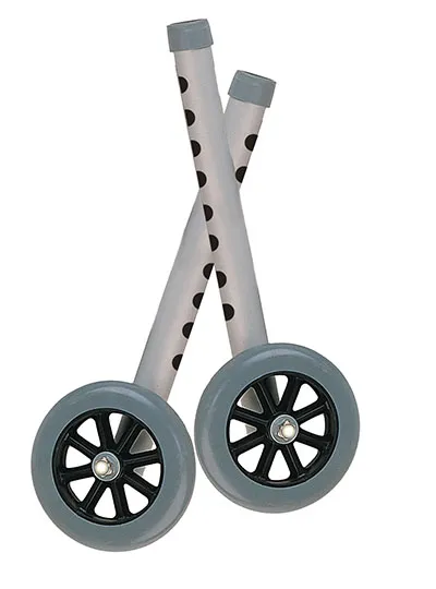 Drive - 43-3047 - Walker Wheels With Two Sets Of Rear Glidesfor Use With Universal Walker