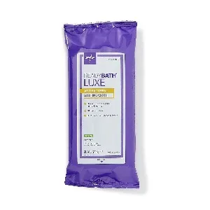 Medline - ReadyBath - MSC095100 - Readybath Premium Antibacterial Washcloth