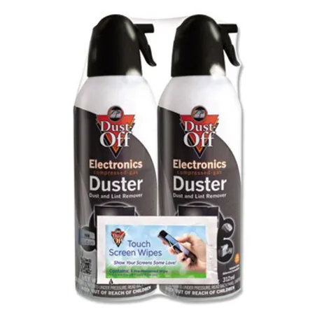 Dust-Off - FAL-DSXLPW - Disposable Compressed Air Duster, 10 Oz Can, 2/pack