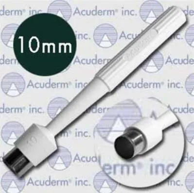 Acuderm - P1025 - Acu Punch Biopsy Punch Acu Punch Dermal 10 mm OR Grade