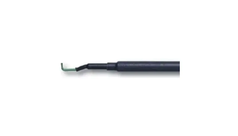 J & J Healthcare Systems - Megadyne E-Z Clean - 0100L - Laparoscopic Electrode Megadyne E-z Clean Coated Stainless Steel L-hook Tip Disposable Sterile