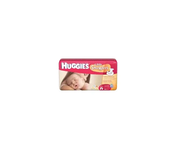 Kimberly Clark - 11956 - HUGGIES Little Snugglers Diapers Newborn