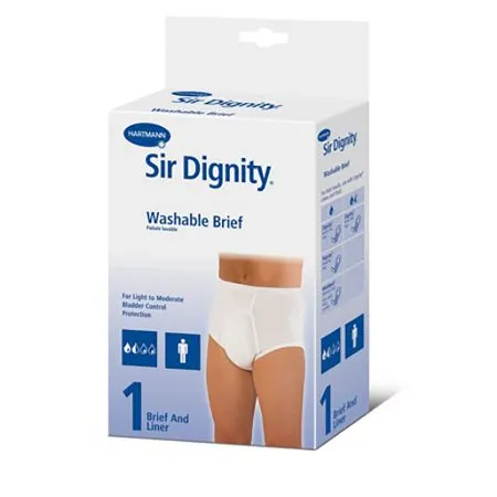 Hartmann-Conco - From: 40211 To: 40213 - Dignity Sir Dignity washable brief with built in protective pouch, small, 30'' 32'' waist.