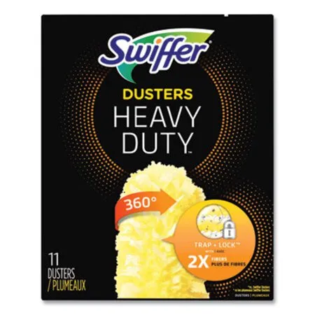 Swiffer - PGC-99035 - Heavy Duty Dusters Refill, Dust Lock Fiber, 2 X 6, Yellow, 33/carton