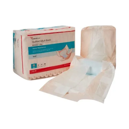 Cardinal - Wings - 66032A -  Unisex Adult Incontinence Brief  Small Disposable Heavy Absorbency