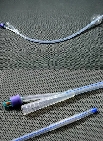 Amsino - AMSure - AS41018S - International  Foley Catheter  2 Way Standard Tip 5 cc Balloon 18 Fr. Silicone