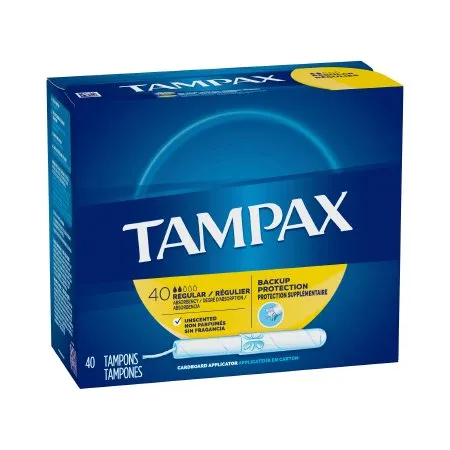 Procter & Gamble - Tampax - 07301022110 - Tampon Tampax Regular Absorbency Cardboard Applicator Individually Wrapped