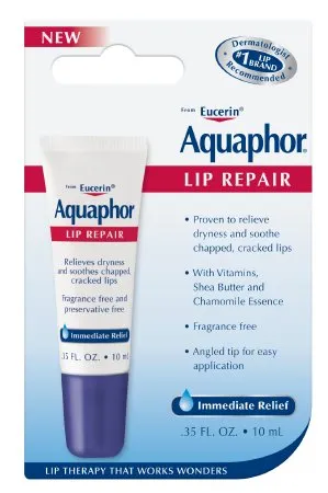 Beiersdorf - Aquaphor - 07214000638 - Lip Balm Aquaphor 0.35 Oz. Tube