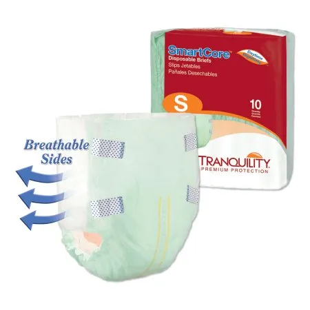 Principle Business Enterprises - Tranquility SmartCore - 2311 - Unisex Adult Incontinence Brief Tranquility SmartCore Small Disposable Heavy Absorbency