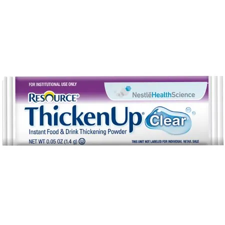 Nestle Healthcare Nutrition - Resource Thickenup Clear - 4390015193 - Nestle  Food and Beverage Thickener  1.4 Gram Individual Packet Unflavored Powder IDDSI Level 0 Thin