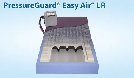 Span America - PressureGuard Easy Air LR - CLT-L8435LR - Mattress Coverlet PressureGuard Easy Air LR 35 X 84 Inch Air Diffusion Matrix Fabric For PressureGuard Easy Air LR Mattresses