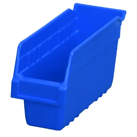 Akro-Mils - ShelfMax - 30040BLUE - Storage Bin Shelfmax White Plastic 4-1/8 X 6 X 11-5/8 Inch