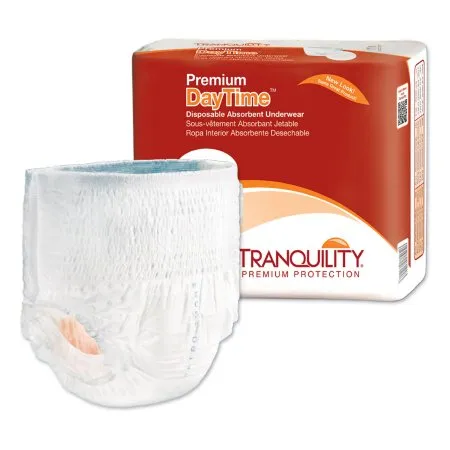 PBE - Principle Business Enterprises - 2108 - Principle Business Enterprises Tranquility Premium DayTime Unisex Adult Absorbent Underwear Tranquility Premium DayTime Pull On with Tear Away Seams 2X Large Disposable Heavy Absorbency
