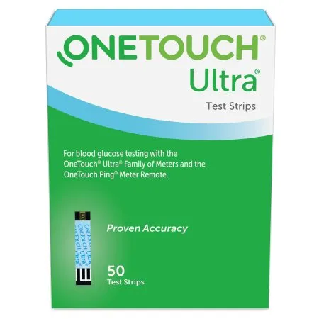 Lifescan - OneTouch Ultra Blue - 022896 -  Blood Glucose Test Strips  50 Strips per Pack