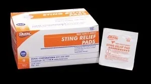 Dukal - 856 - Sting Relief Pad, 2-Ply, (Not For Sale in Canada)