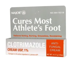 Major Pharmaceuticals - Major - 904782236 - Antifungal Major 1% Strength Cream 0.5 oz. Tube