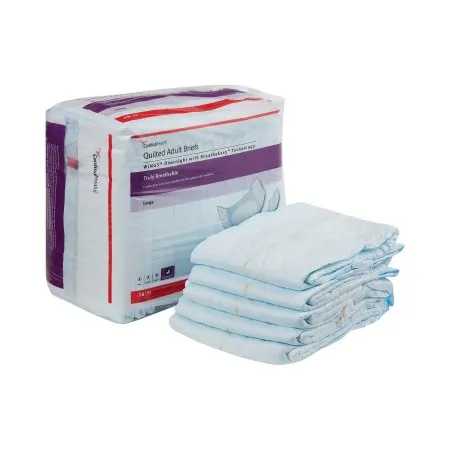 Cardinal - Wings - 67034 - Unisex Adult Incontinence Brief Wings Large Disposable Heavy Absorbency