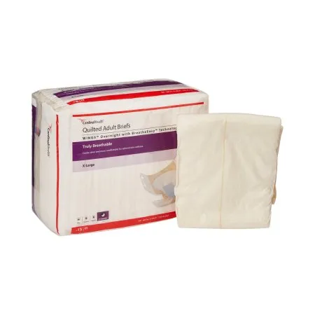 Cardinal - From: 67035 To: 67095  Wings Unisex Adult Incontinence Brief Wings X Large Disposable Heavy Absorbency