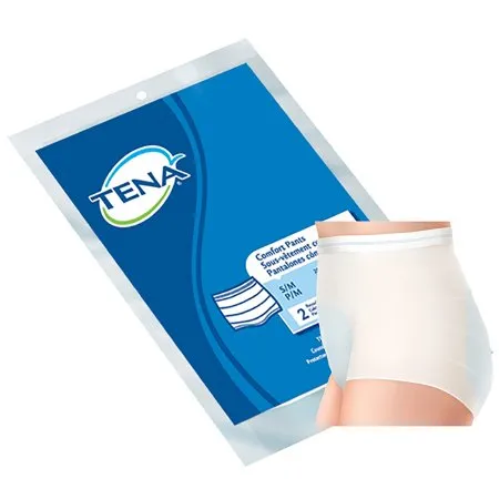 Essity Health & Medical Solutions - 64211 - Essity TENA ProSkin Comfort Pants TENA ProSkin Comfort Pants Knit Pant Unisex Knit Weave Small / Medium Pull On Reusable