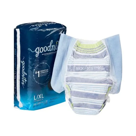 Kimberly Clark - Goodnites - 41315 -  Male Youth Absorbent Underwear GoodNites Pull On with Tear Away Seams Large / X Large Disposable Heavy Absorbency