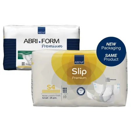 Abena - Abri-Form Premium S4 - 43056 - Abri Form Premium S4 Unisex Adult Incontinence Brief Abri Form Premium S4 Small Disposable Heavy Absorbency