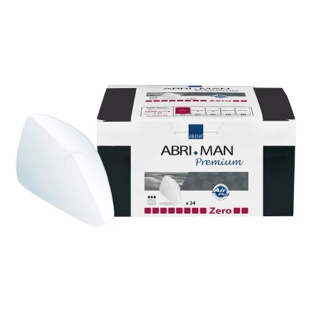 Abena - Abri-Man Zero - 300740 - Bladder Control Pad Abri-Man Zero 7 Inch Length Light Absorbency Fluff / Polymer Core M0