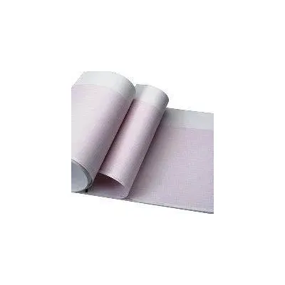 Precision Charts - Welch Allyn - 94016 -  Diagnostic Recording Paper  Thermal Paper 209 mm X 183 Foot Z Fold Red Grid