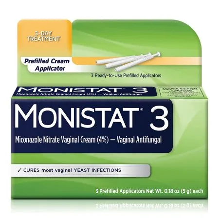 Prestige Medical - Monistat 3 - 63736001518 - Vaginal Antifungal Monistat 3 4% Strength Suppository 3 per Box Bottle