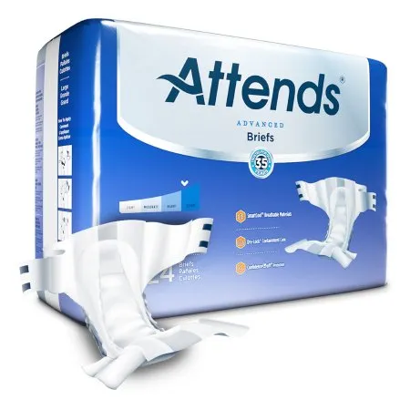 Attends Healthcare Products - Attends Advanced - DDC30 -  Unisex Adult Incontinence Brief  Large Disposable Heavy Absorbency