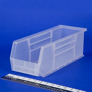 Health Care Logistics - HCL Super Tough - 1403C - Storage Bin Hcl Super Tough Semi-clear Plastic 5 X 5-1/2 X 14-3/4 Inch