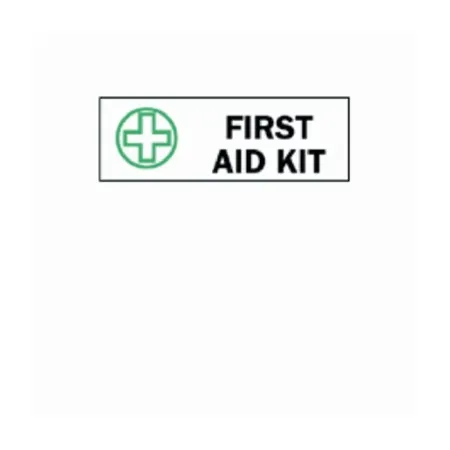 Fisher Scientific - Brady - 19036050 - Door / Wall Sign First Aid Sign Brady First Aid Kit