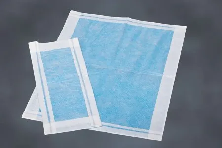 HK Surgical - HK Super Absorbent - PD-XS - Procedure Underpad Hk Super Absorbent 4-3/4 X 12 Inch Blue / White Nonsterile